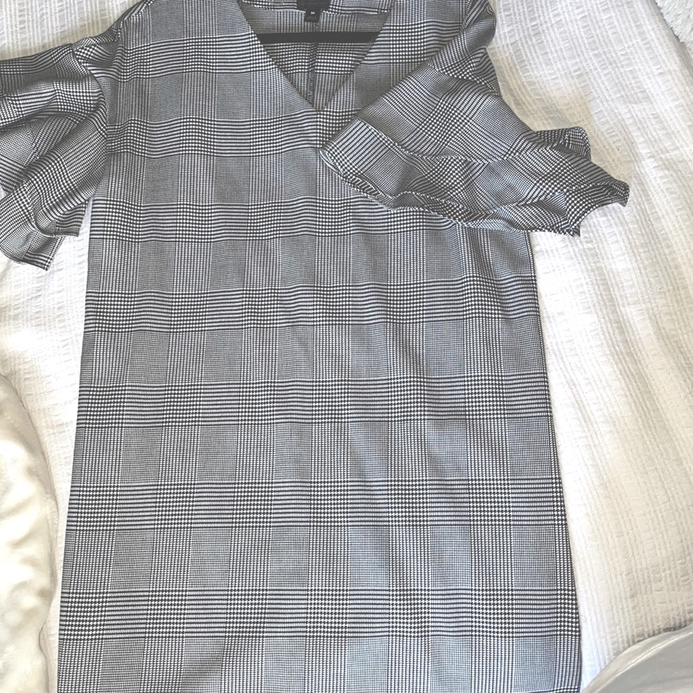 Black and White Plaid dress